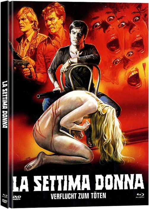 Verflucht zum Töten - La Settima Donna (Lim. Uncut Mediabook - Cover B) (DVD + BLURAY)
