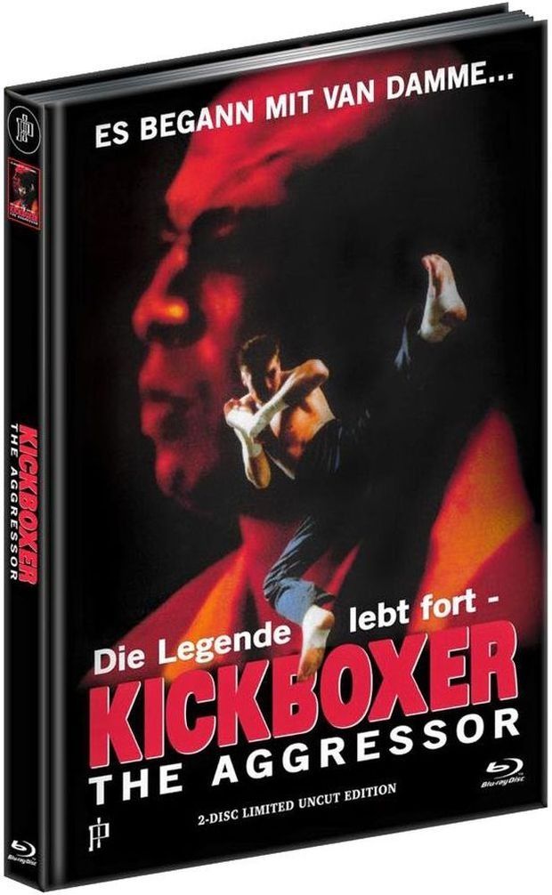 Kickboxer 4 - The Aggressor (Lim. Uncut Mediabook - Cover A) (DVD + BLURAY)
