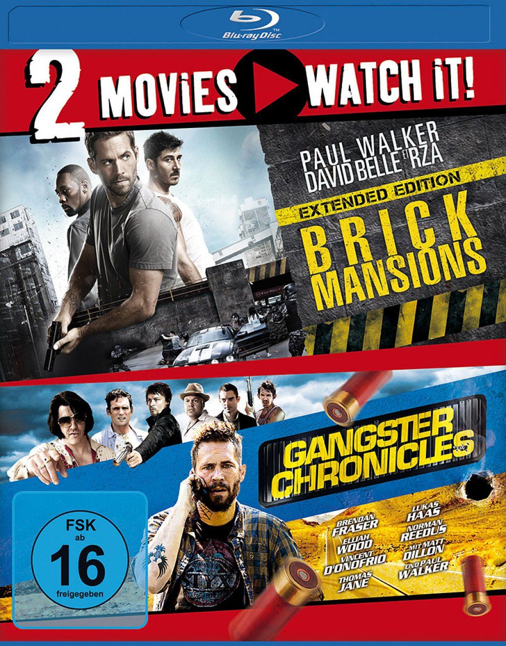 Brick Mansions / Gangster Chronicles (Double Feature) (2 Discs) (BLURAY)