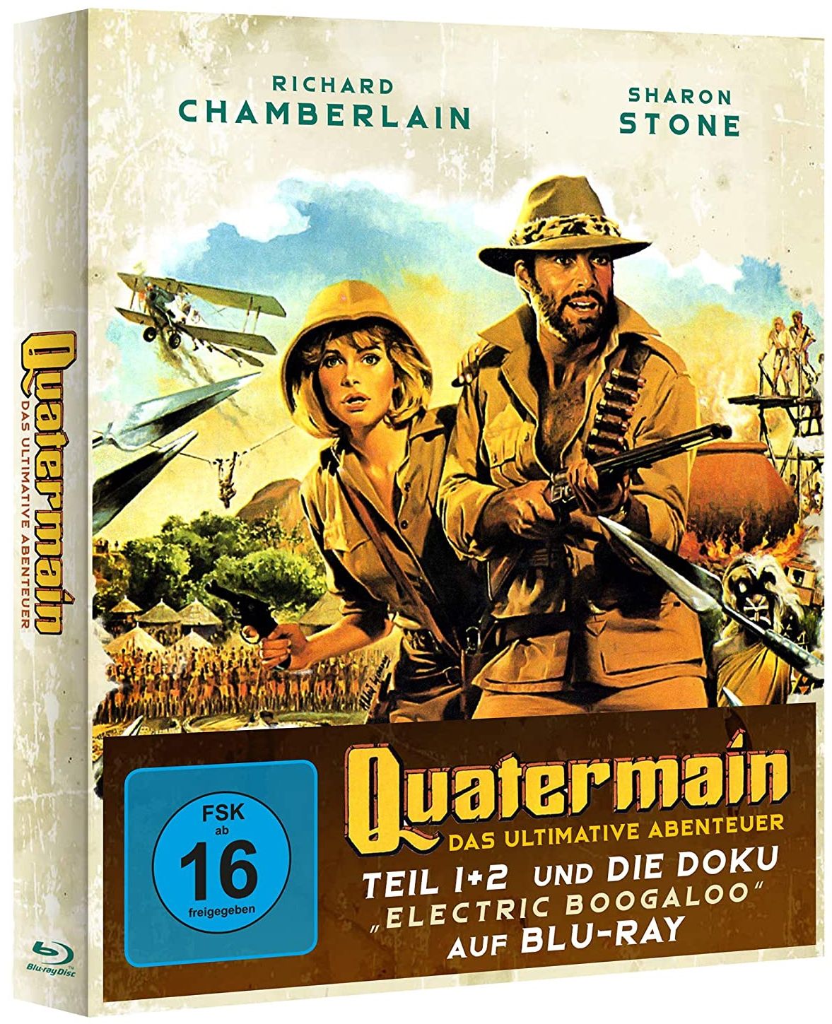 Quatermain 1+2 / Electric Boogaloo (Quatermain - Das ultimative Abenteuer) (DigiPak) (3 Discs) (BLURAY)