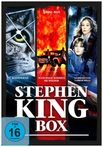 Katzenauge / Manchmal kommen sie wieder / Werwolf von Tarker-Mills (Stephen King Box) (3 Discs)