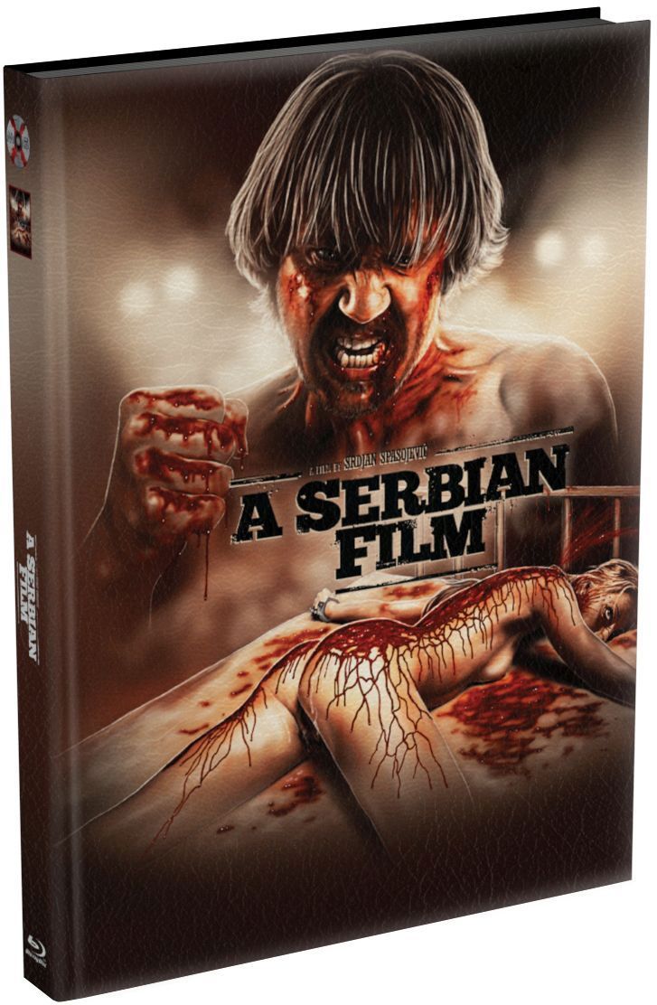 A Serbian Film - Cover B - Mediabook (Wattiert) (Blu-Ray+DVD+CD) - Limited 500 Edition - Unrated