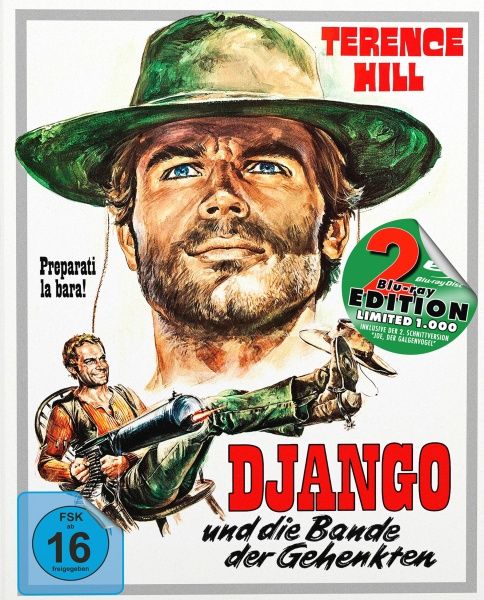 Django und die Bande der Gehenkten (Lim. Uncut Mediabook - Cover A) (2 Discs) (BLURAY)