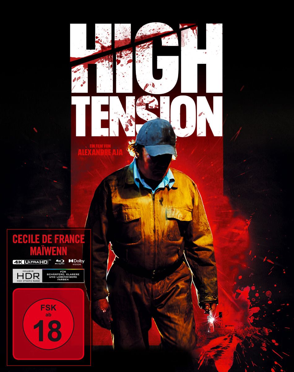 High Tension - Cover A - Mediabook (4K UHD+2Blu-Ray) - Limited Edition