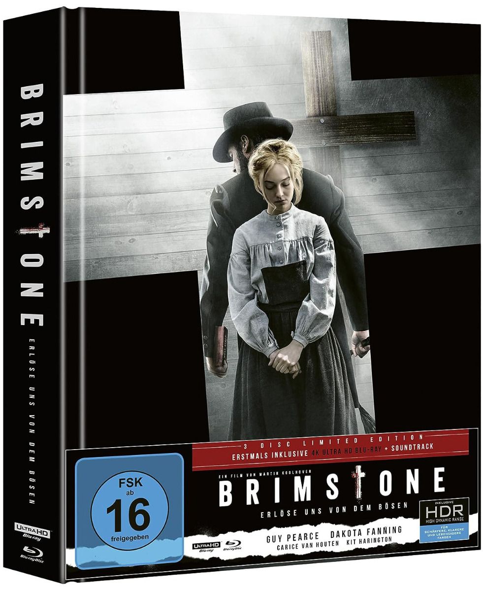 Brimstone - Mediabook (4K-UHD+Blu-Ray+CD) - Limited Edition