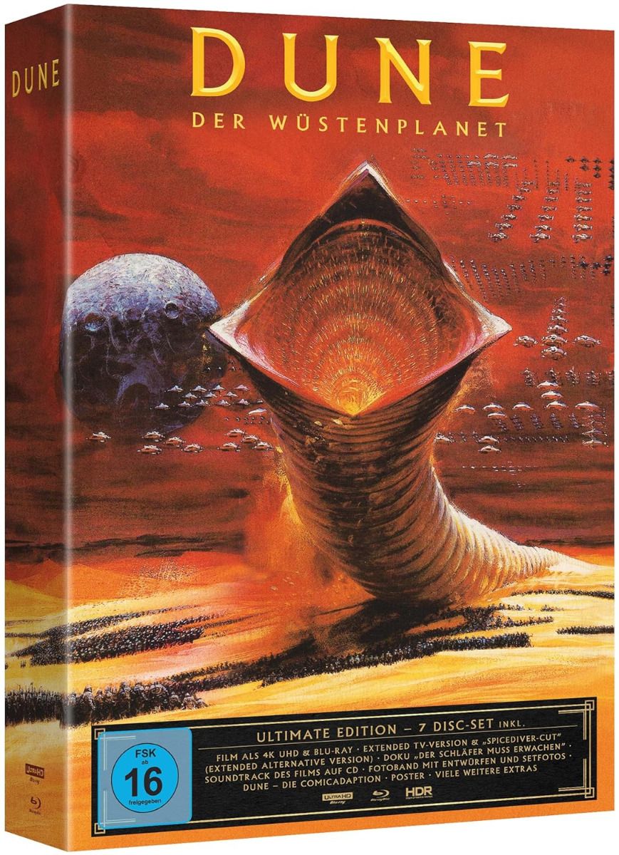 Dune - Der Wüstenplanet (4K UHD+5Blu-Rays+CD) - Ultimate Edition