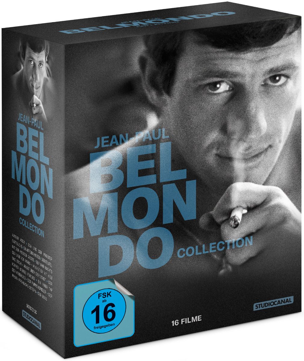 Jean-Paul Belmondo Collection (Blu-Ray) (16 Discs)