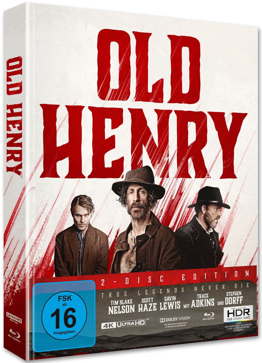 Old Henry (4K UHD+Blu-Ray) (2Discs) - Mediabook