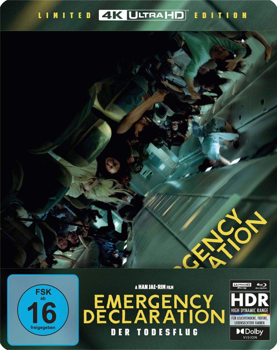 Emergency Declaration - Der Todesflug (4K UHD+Blu-Ray) - Limited Steelbook Edition