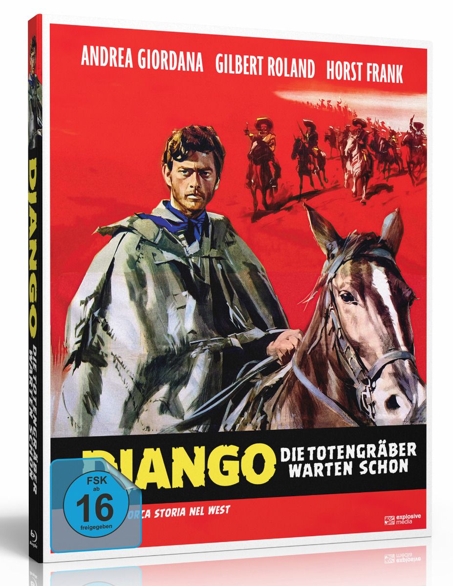 Django - Die Totengräber warten schon (Blu-Ray+DVD) - Cover B - Mediabook - Limited Edition