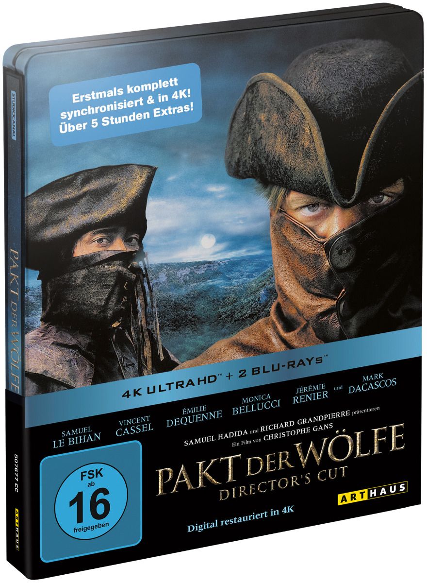 Pakt der Wölfe (4K UHD+2Blu-Ray) - Limited Steelbook Edition - Directors Cut