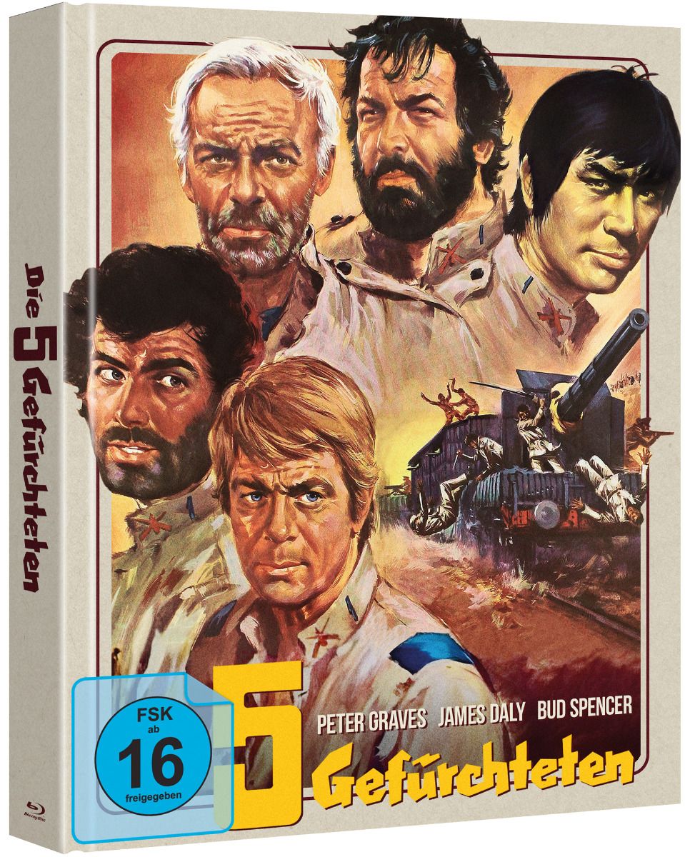 Die fünf Gefürchteten - Cover A - Mediabook (Blu-Ray) (2Discs) - Limited Edition