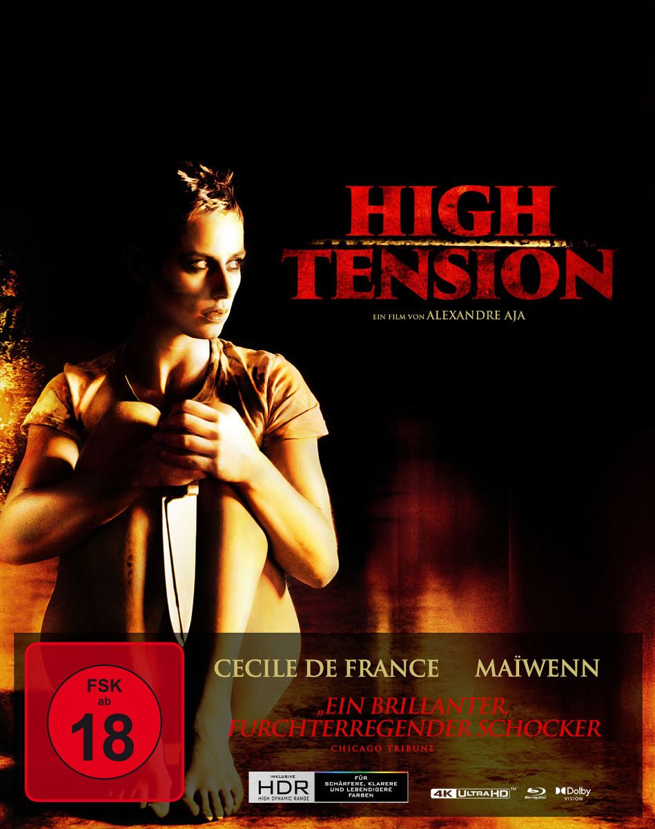 High Tension - Cover B - Mediabook (4K UHD+2Blu-Ray) - Limited Edition