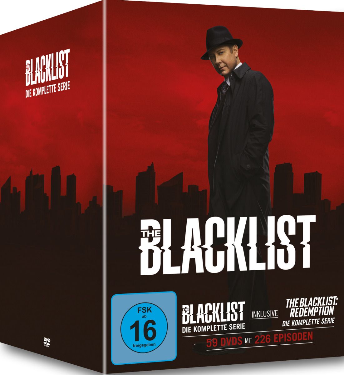 The Blacklist - Die komplette Serie (59 DVDs) - inkl. The Blacklist: Redemption