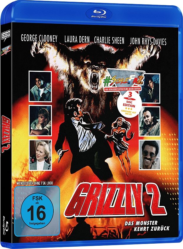 Grizzly 2 (Blu-Ray+2DVD) - Cover B - inkl. SchleFaZ Fassung & Workprint