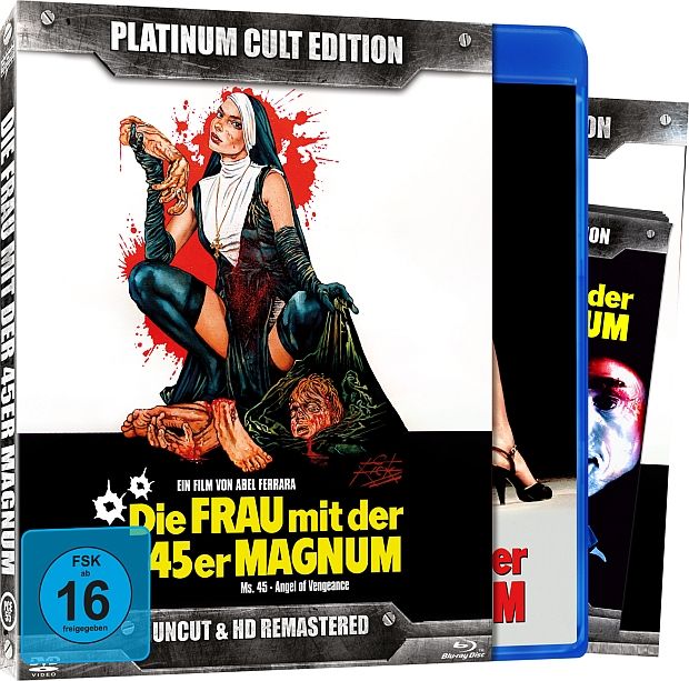 Die Frau mit der 45er Magnum (Blu-Ray+DVD) - Platinum Cult Edition - Limited 500 Edition