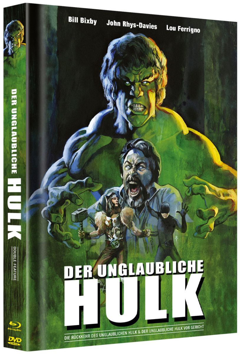 Hulk Double Feature - Cover A - Mediabook (Blu-Ray+DVD) - Limited 333 Edition