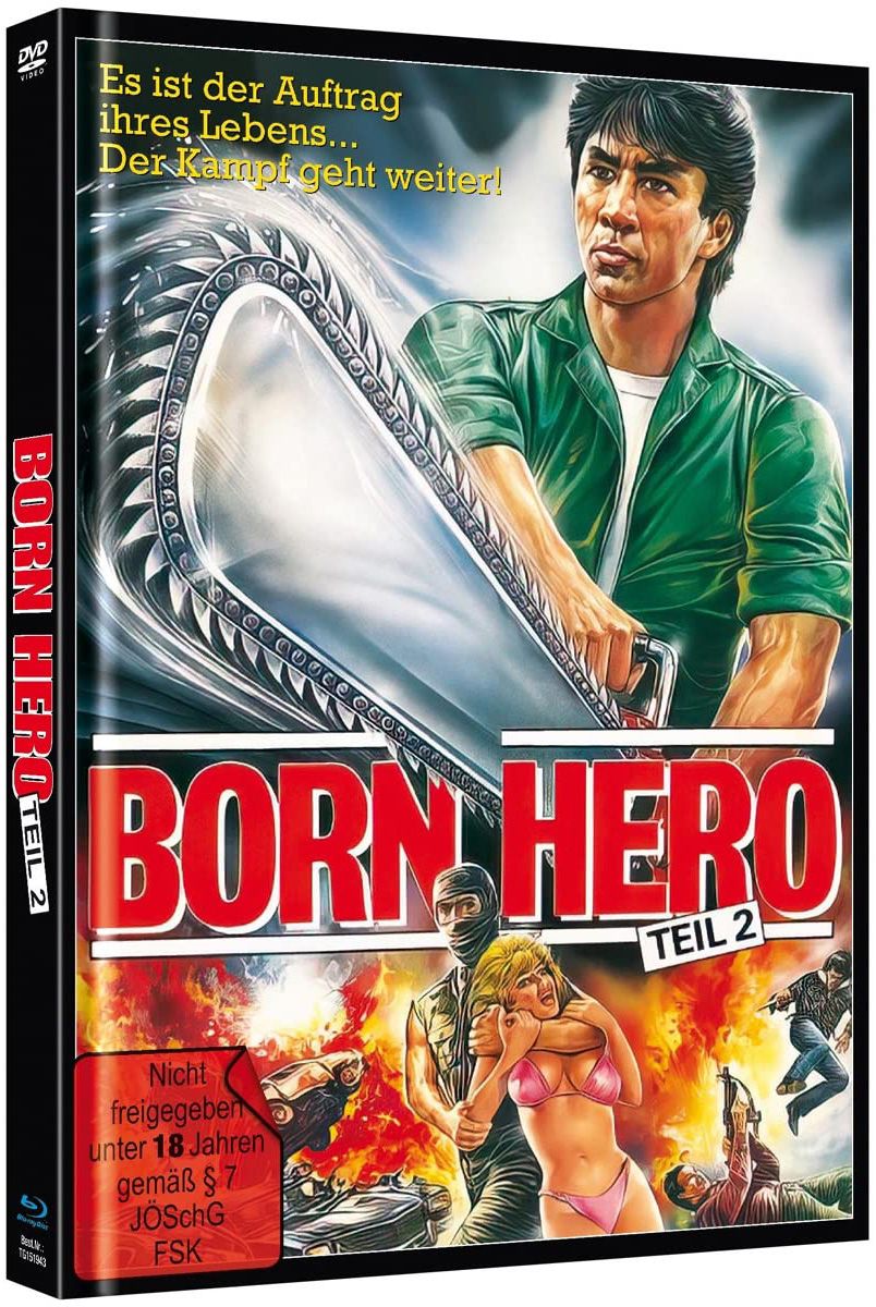 Born Hero 2 (Lim. Uncut Mediabook - Cover B) (DVD + BLURAY)
