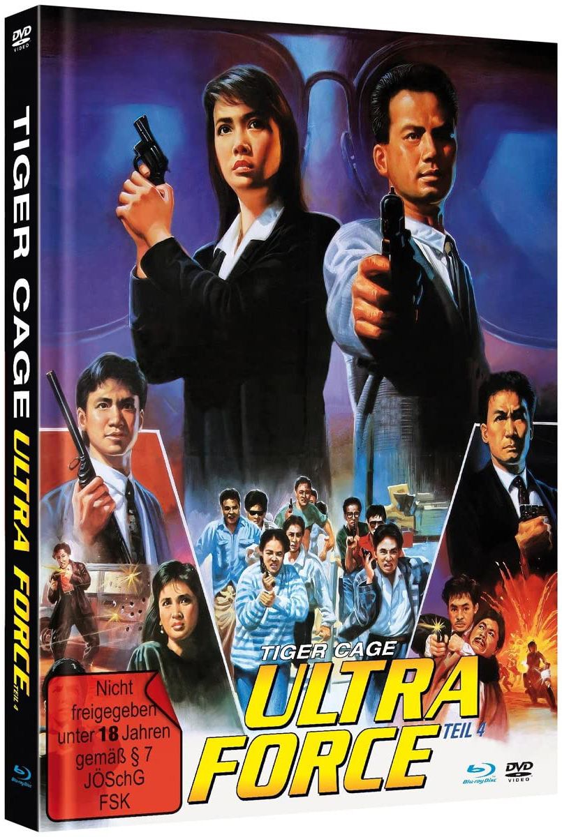 Tiger Cage - Ultra Force 4 - Cover C - Mediabook (Blu-Ray+DVD) - Limited Edition - Uncut