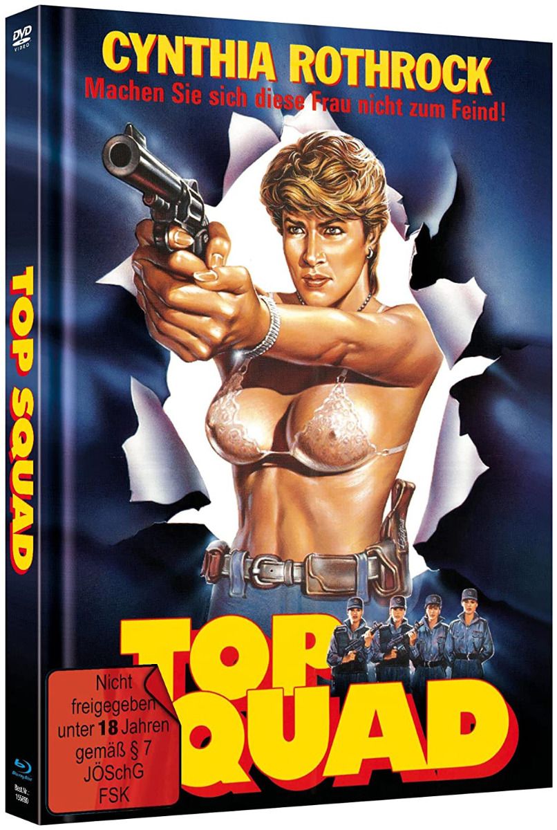 Top Squad - Inspector wears Skirts - Cover A - Mediabook (Blu-Ray+DVD) - Limited Edition - Cynthia Rothrock