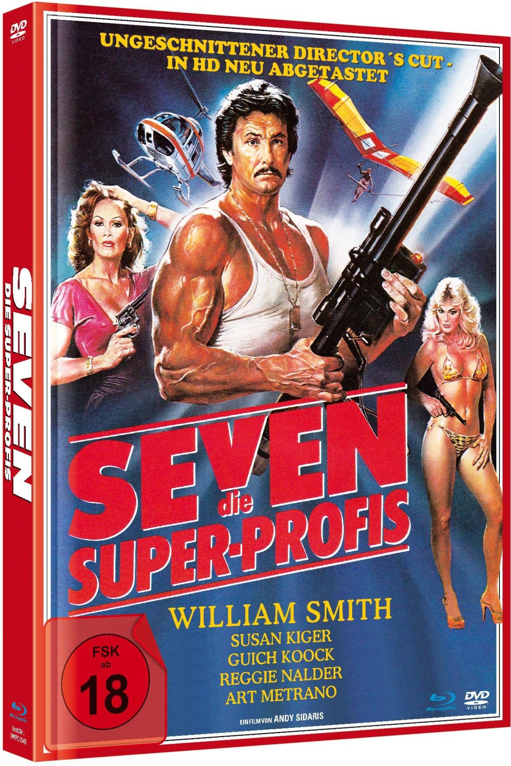 Seven - Die Super-Profis (Lim. Uncut Mediabook) (DVD + BLURAY)
