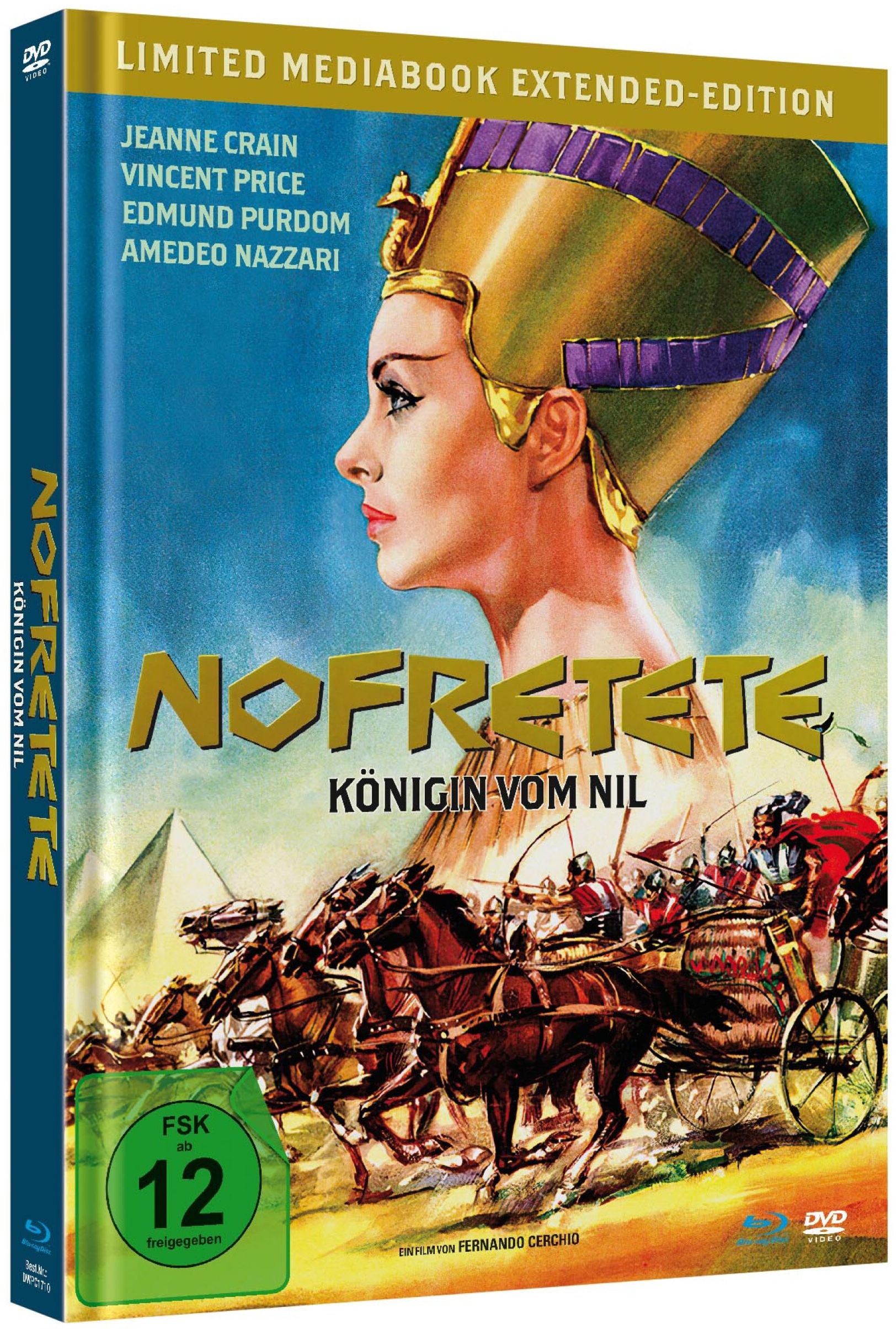 Nofretete - Königin vom Nil (Lim. Extended-Edition Mediabook) (DVD + BLURAY)