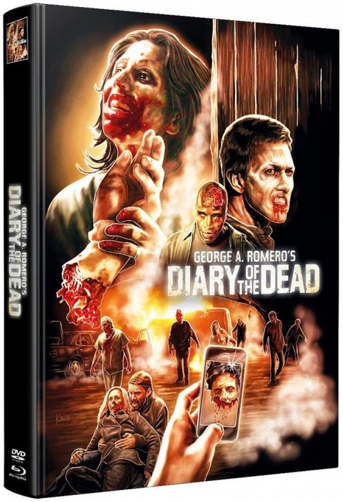 Diary of the Dead - Mediabook (Wattiert) (Blu-Ray+DVD) - Limited 255 Edition