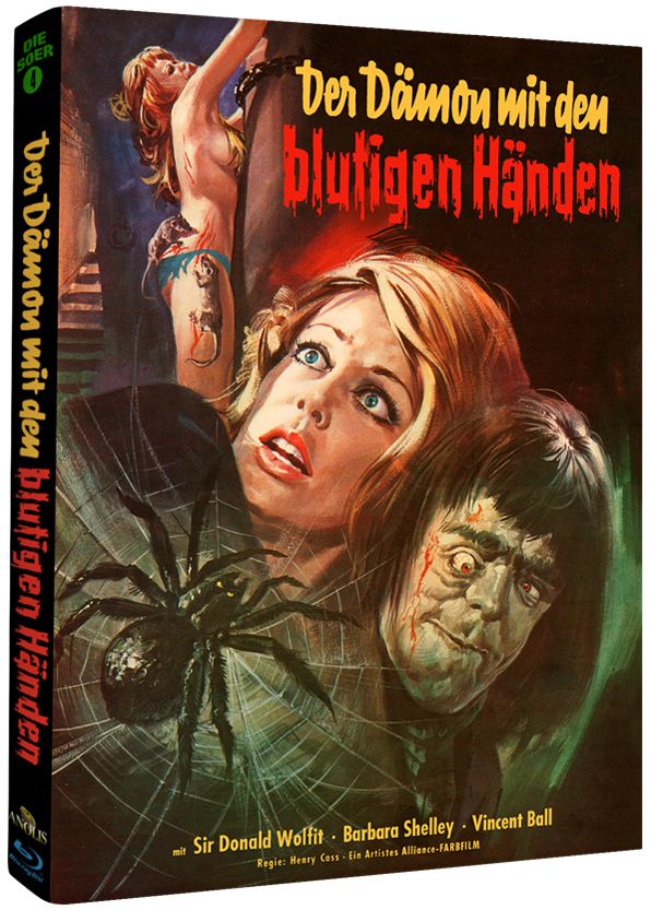 Der Dämon mit den blutigen Händen (Blu-Ray) - Cover B - Mediabook - Limited Edition - Uncut