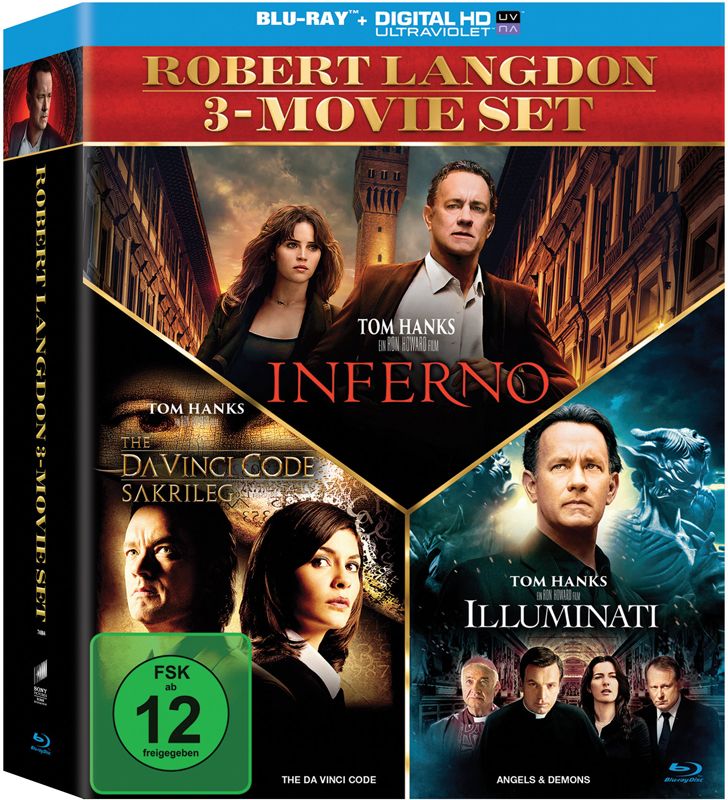 Da Vinci Code, The - Sakrileg / Illuminati / Inferno (3 Discs) (BLURAY)