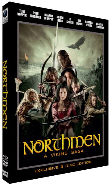 Northmen - A Viking Saga - Cover A - Mediabook (2Blu-Ray+DVD) - Limited 222 Edition