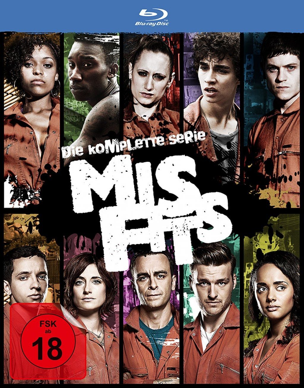 Misfits - Die komplette Serie (10 Discs) (BLURAY)