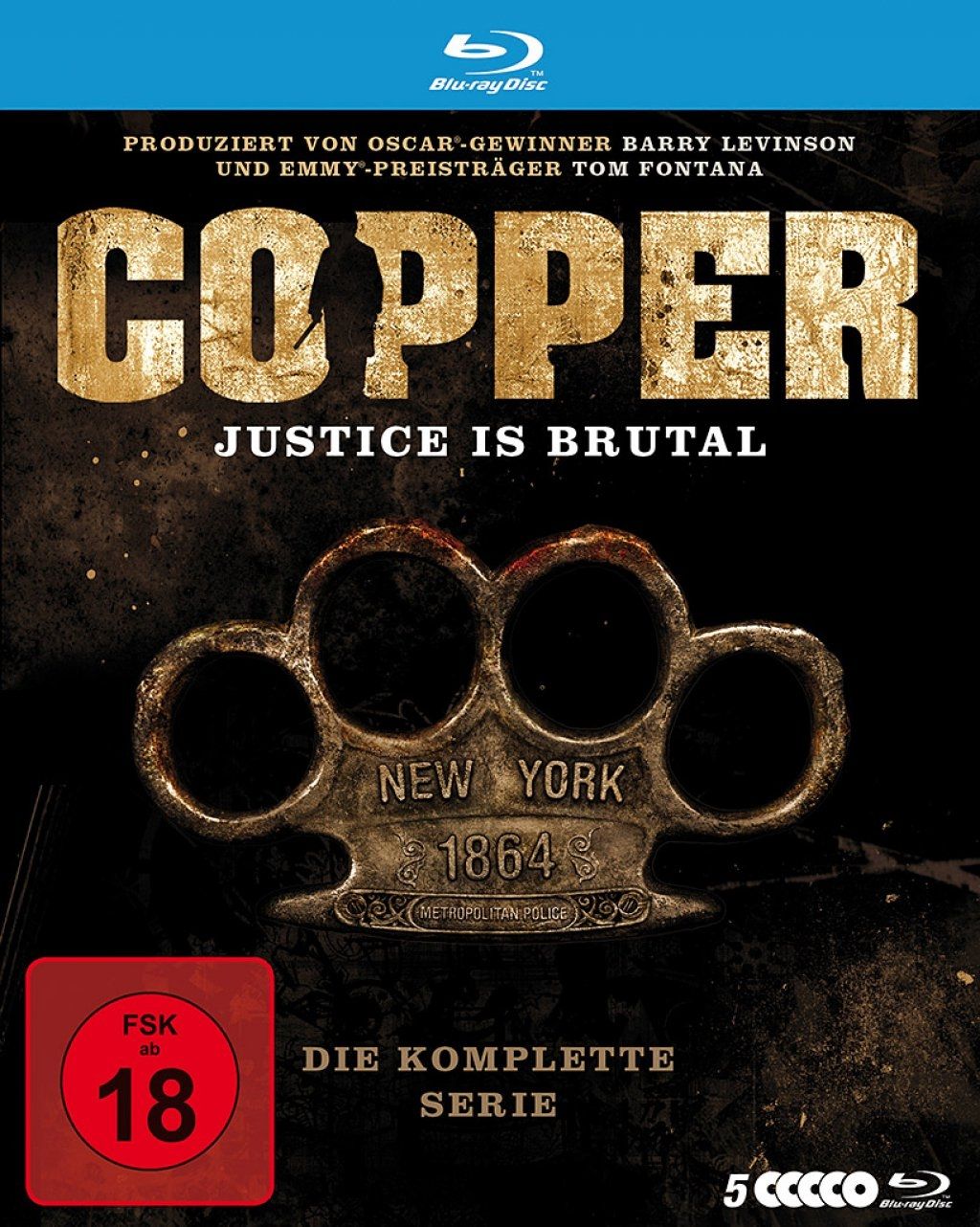Copper: Justice Is Brutal - Die komplette Serie (5 Discs) (BLURAY)