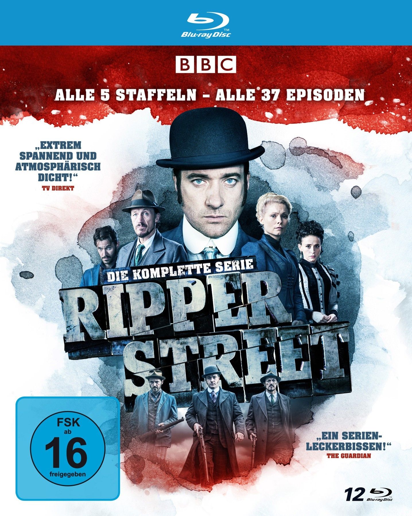 Ripper Street - Die komplette Serie (12 Discs)