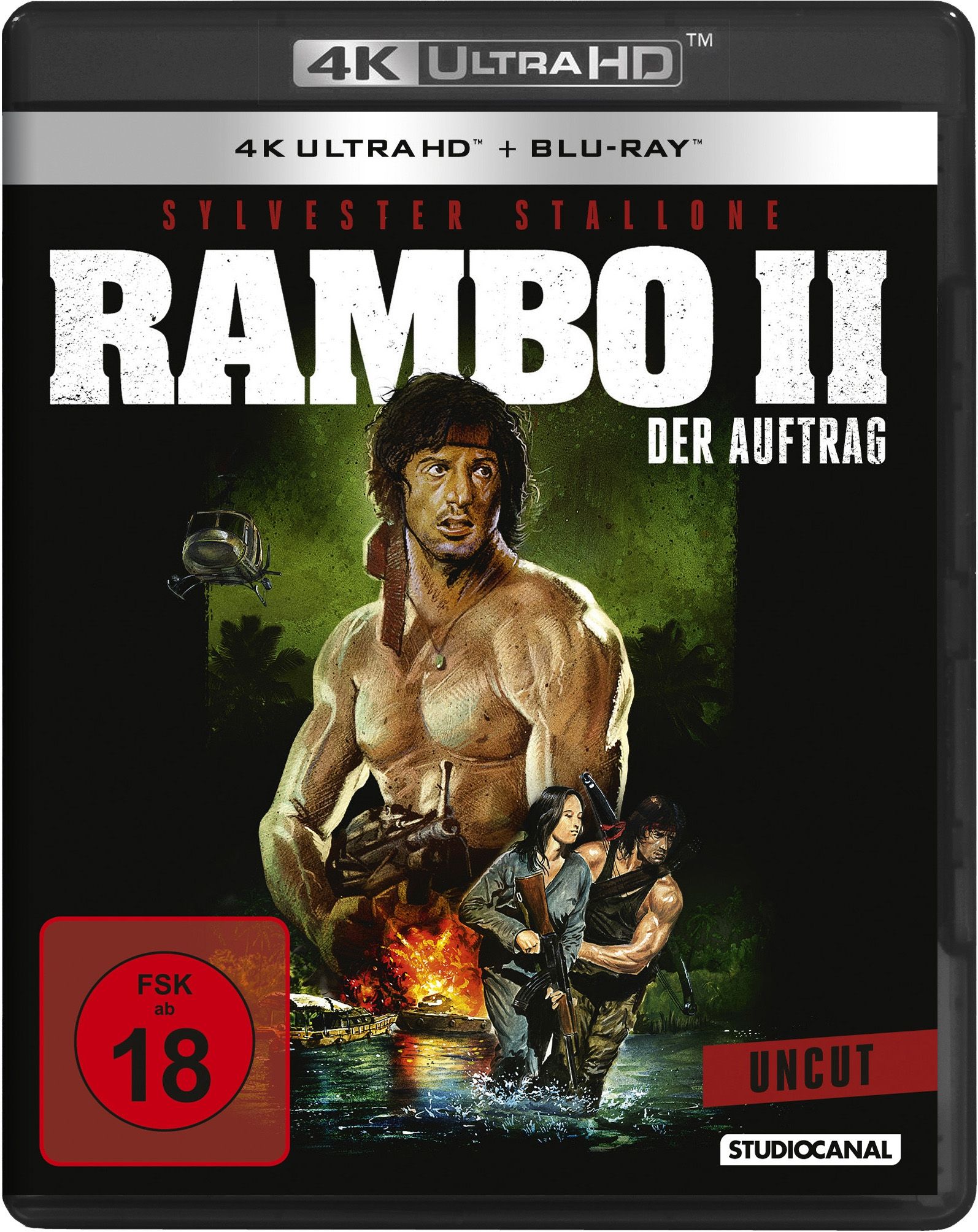 Rambo II - Der Auftrag (Uncut) (2 Discs) (UHD BLURAY + BLURAY)