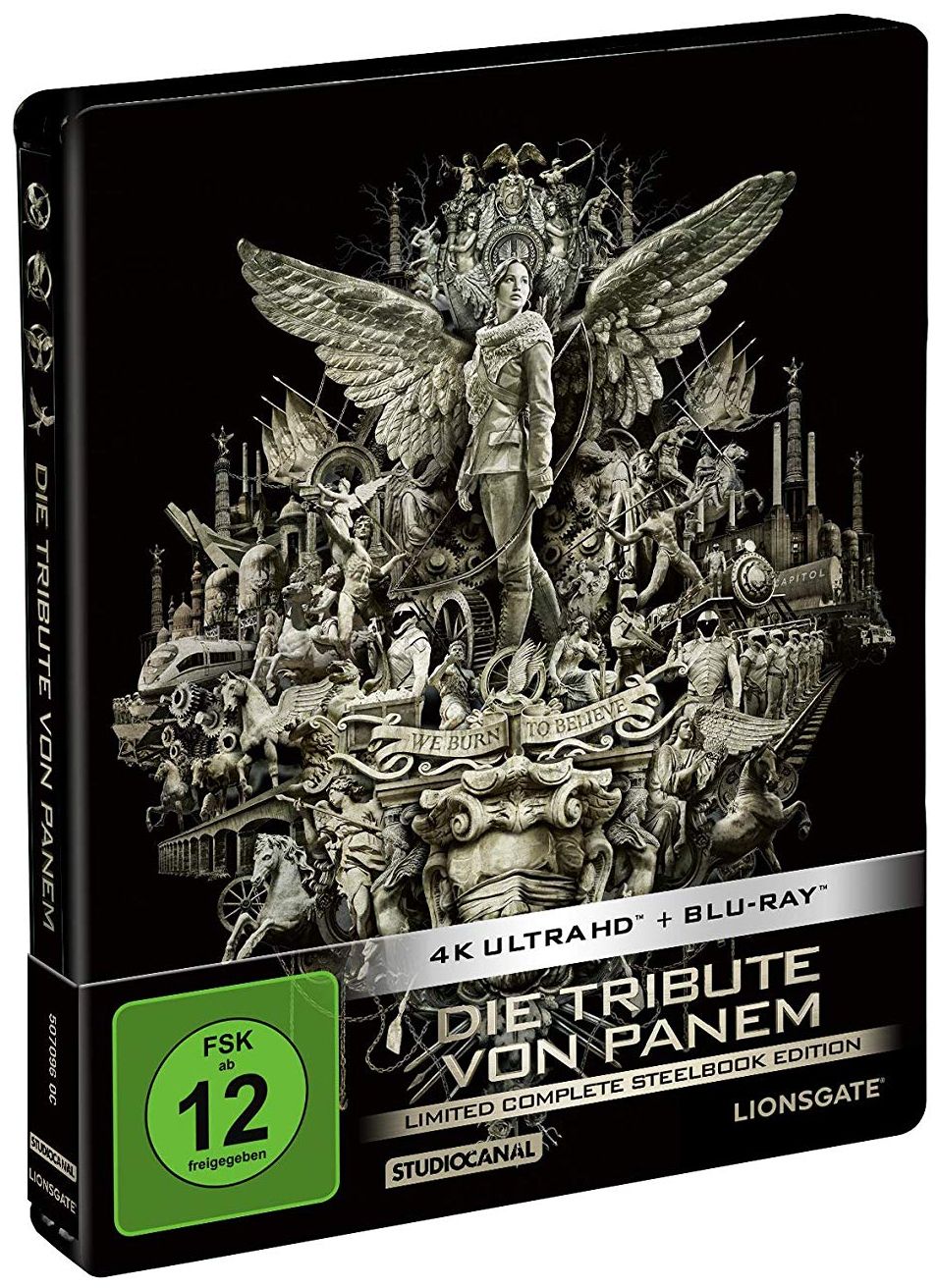 Tribute von Panem, Die - Gesamtedition (Lim. Steelbook) (8 Discs) (UHD BLURAY + BLURAY)