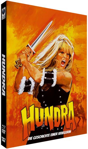 Hundra - Die Geschichte einer Kriegerin - Cover B - Mediabook (Blu-Ray+DVD) - Limited 222 Edition