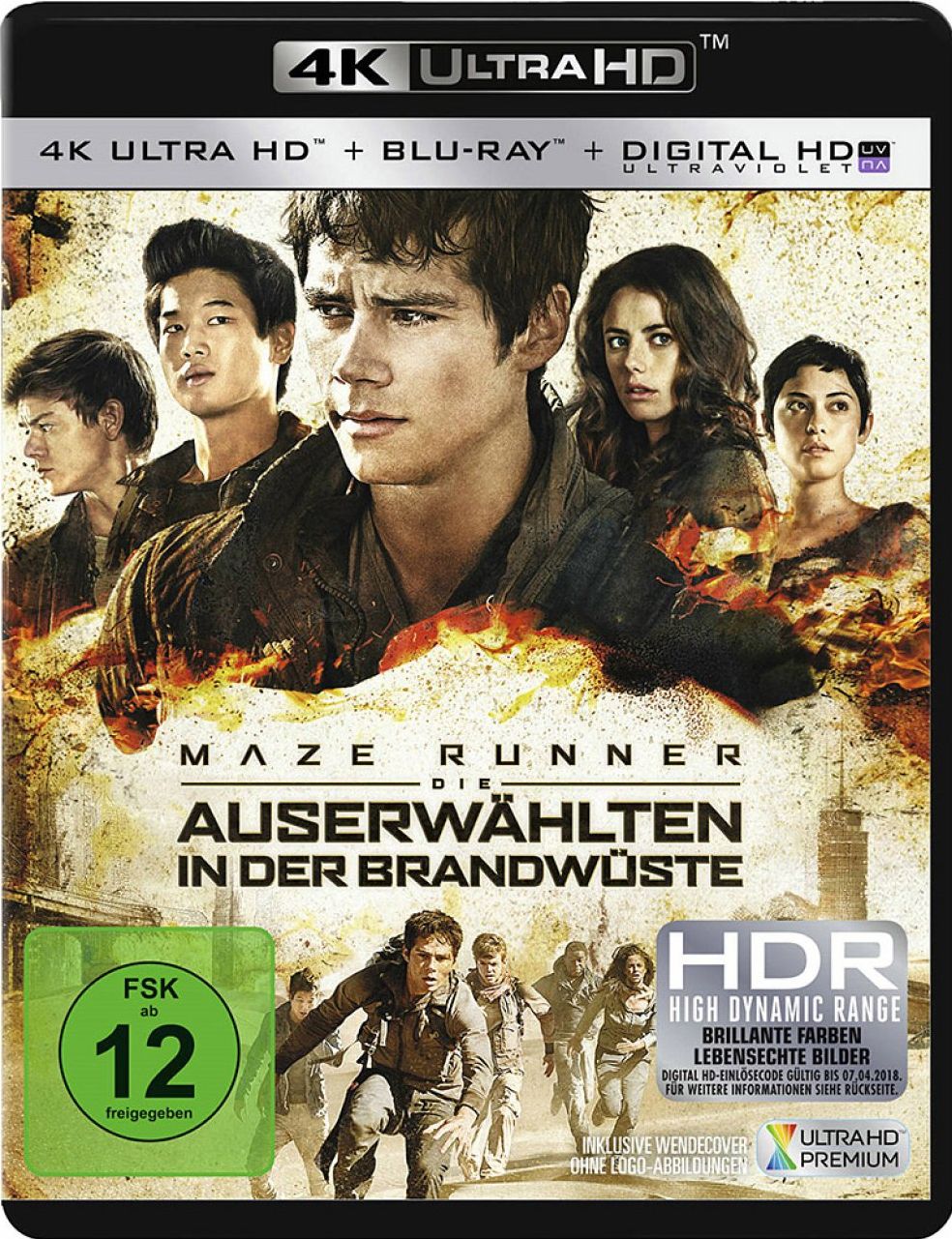 Maze Runner - Die Auserwählten in der Brandwüste (2 Discs) (UHD BLURAY + BLURAY)
