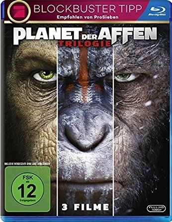 Planet der Affen: Prevolution / Revolution / Survival (Planet der Affen Triologie) (3 Discs) (BLURAY)