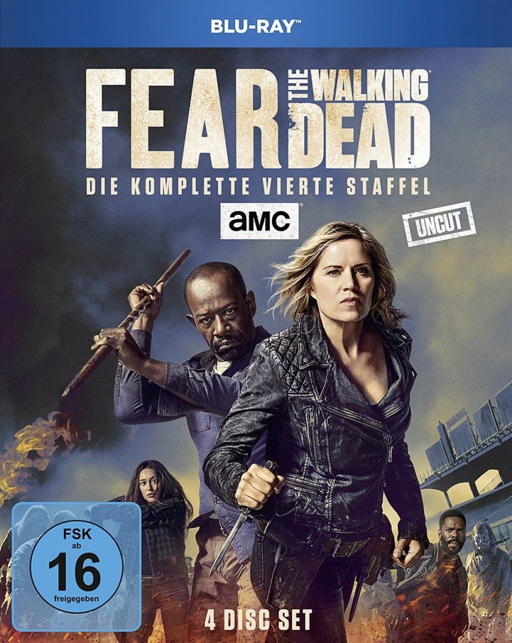 Fear the Walking Dead - Season 4 (Uncut) (Neuauflage) (4 Discs) (BLURAY)