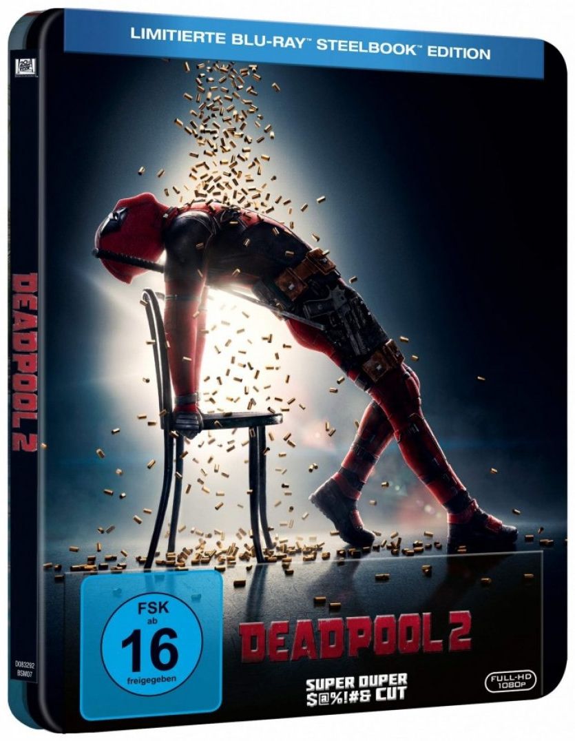 Deadpool 2 (Lim. Flashdance Steelbook) (Extended Cut + Kinofassung) (2 Discs) (BLURAY)
