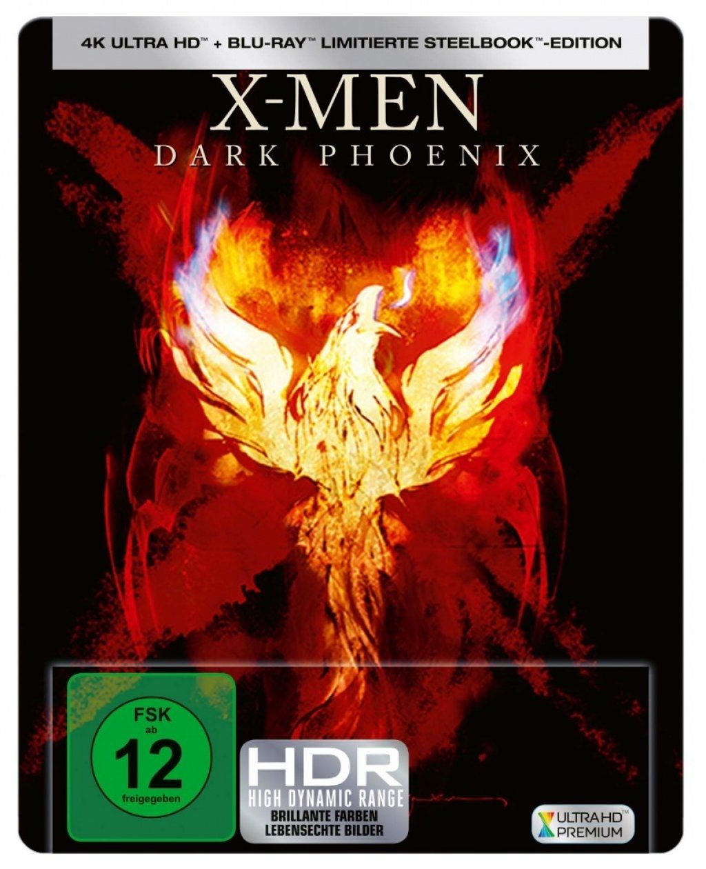 X-Men - Dark Phoenix (Lim. Steelbook) (2 Discs) (UHD BLURAY + BLURAY)