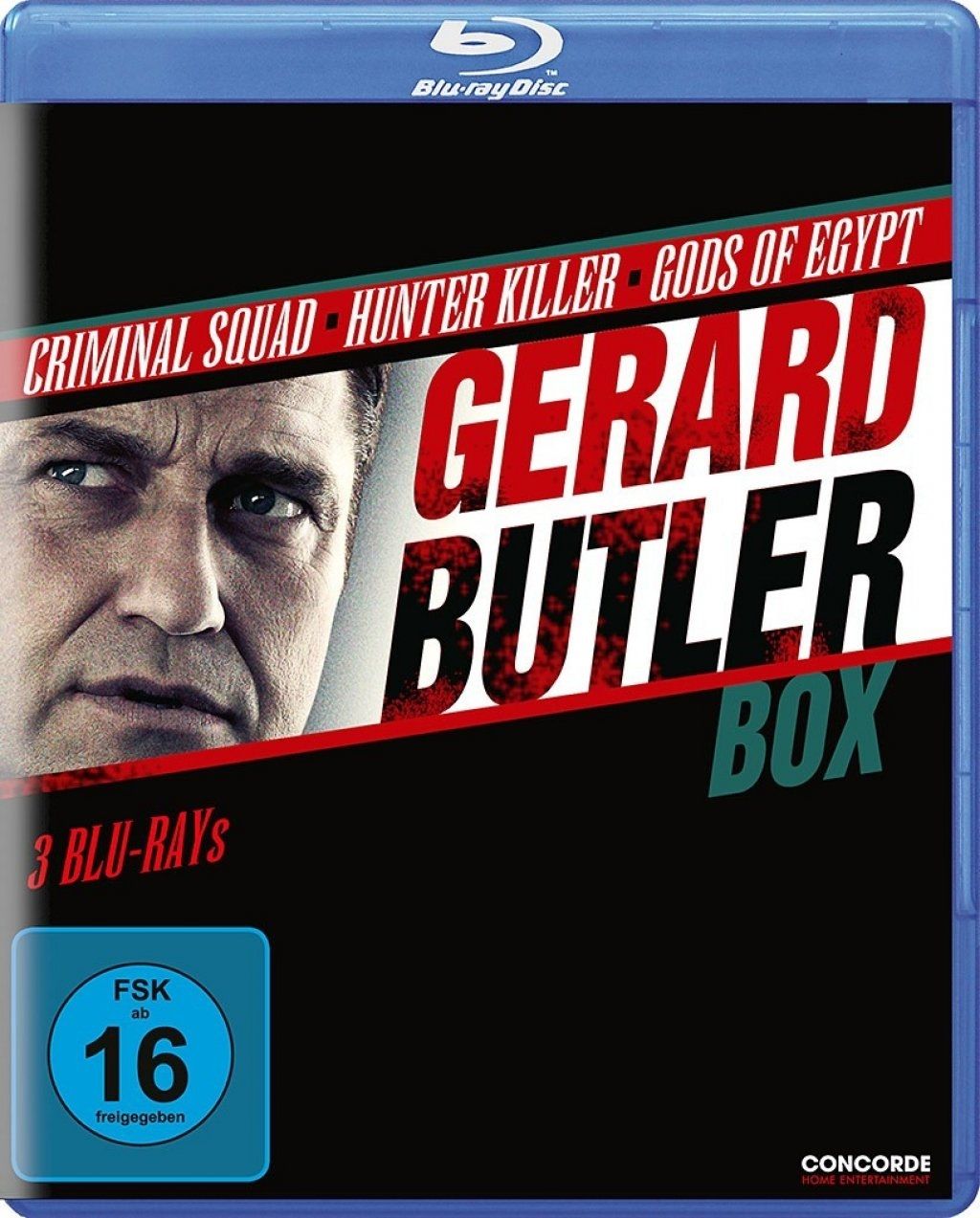 Criminal Squad / Hunter Killer / Gods of Egypt (Gerard Butler Box) (3 Discs) (BLURAY)