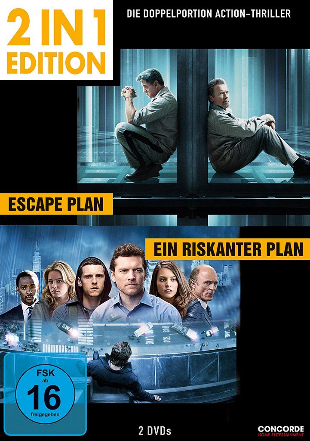 Escape Plan - Entkommen oder Sterben / Ein riskanter Plan (Double Feature) (2 Discs)
