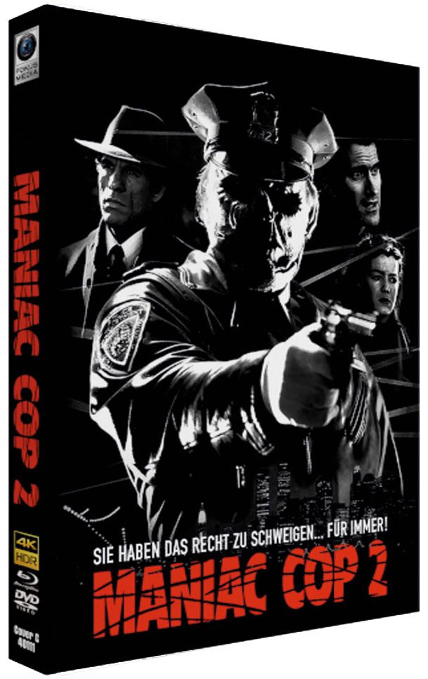 Maniac Cop 2 - Cover C - Mediabook (4K UHD+Blu-Ray+DVD) - Limited Edition