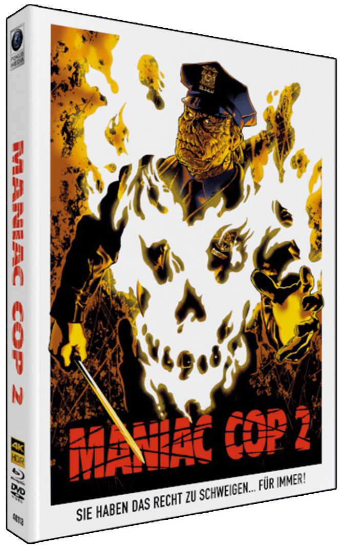 Maniac Cop 2 - Cover E - Mediabook (Wattiert) (4K UHD+Blu-Ray+DVD) - Limited Edition