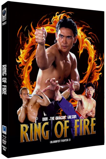 Ring of Fire - Bloodfist Fighter 2 - Cover A - Mediabook (Blu-Ray+DVD) - Limited 222 Edition