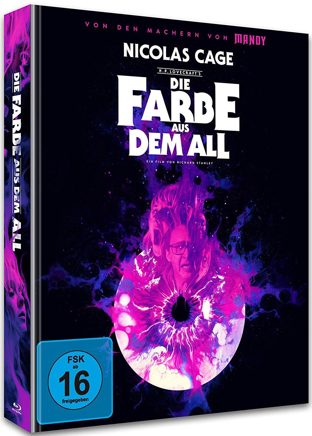 Farbe aus dem All, Die - Color Out of Space (Lim. Uncut Mediabook - Cover A) (3 Discs) (UHD BLURAY + BLURAY)