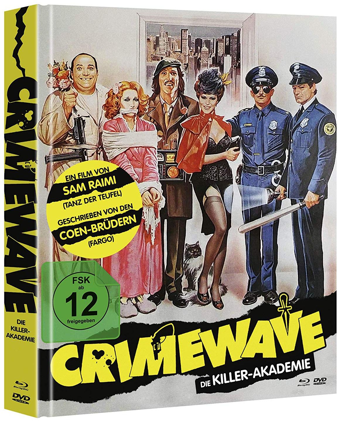 Crimewave - Die Killer-Akademie (Lim. Uncut Mediabook - Cover B) (DVD + BLURAY)