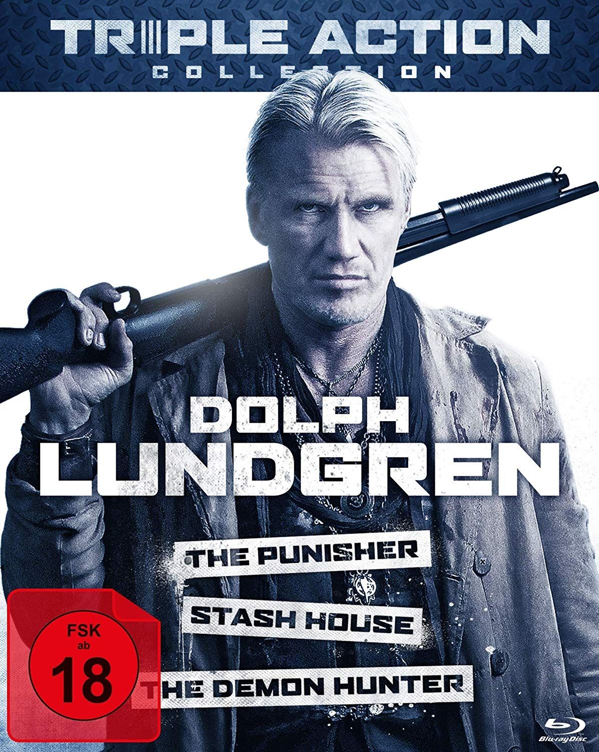 Punisher, The (1989) / Stash House / The Demon Hunter (Dolph Lundgren Triple Action Collection) (3 Discs) (BLURAY)