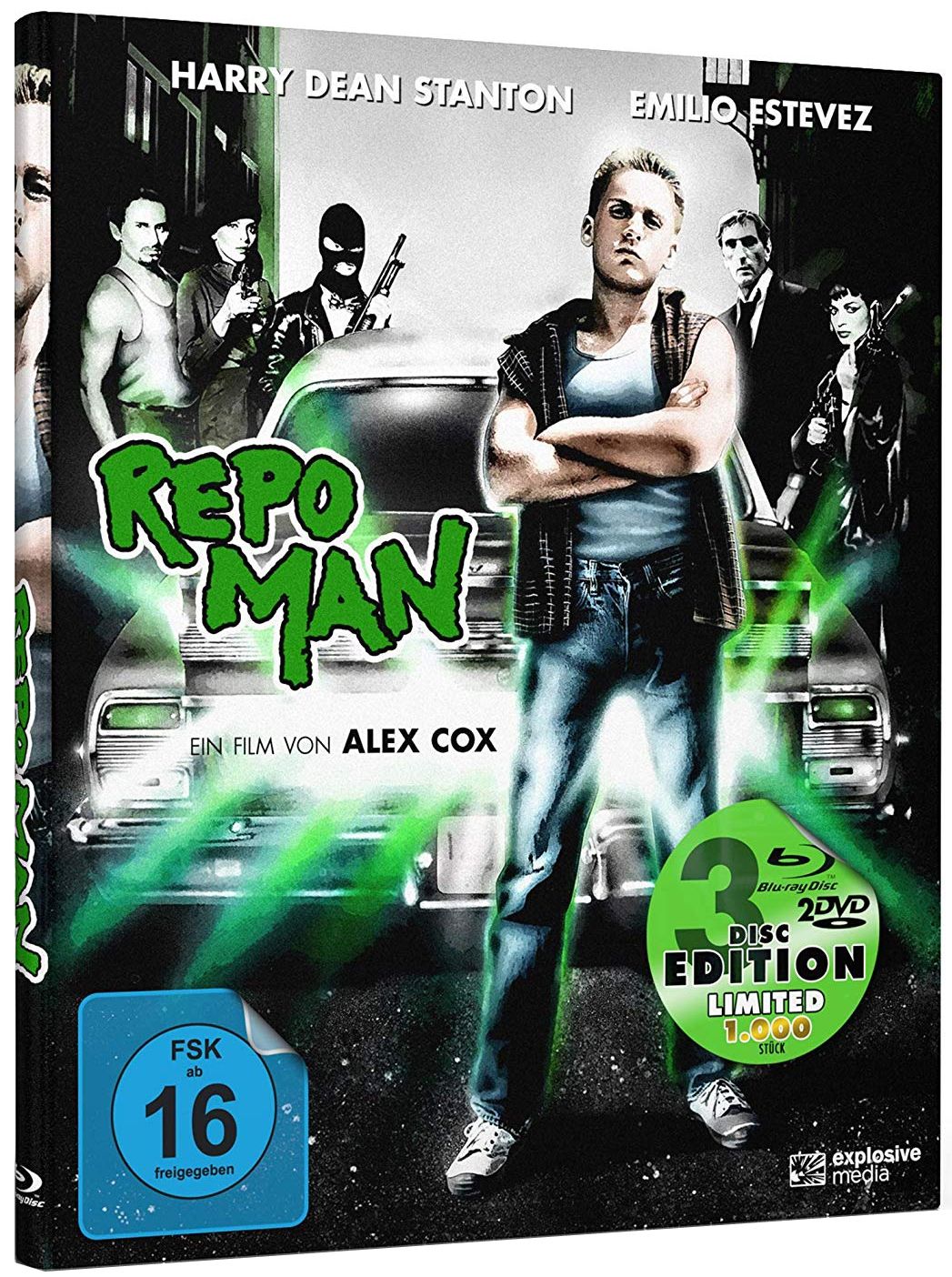 Repo Man (Lim. Uncut Mediabook) (2 DVD + BLURAY)